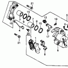 CB750K Cb750k front brake caliper 1 82