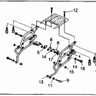 CB750F Saddlebag mount set 81-82