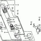 CR125R Rear shock absorber @ link 82