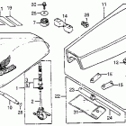 XR100 Tool kit @ fuel tank @ seat 81-82