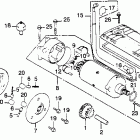 CB900C Starting motor @ starting clutch