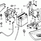 CX500TC Side cover @ battery