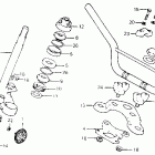 XL80S Handlebar @ top bridge  @ steering stem 80-82