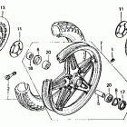 CB750F Front wheel 80-82