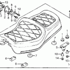 CB750C Сидение