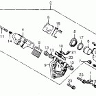 CB750C Front brake caliper 80