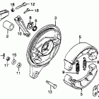 CB750K Задний тормоз