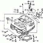 XL500R Головка цилиндра