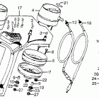 CB750C Speedometer @ tachometer