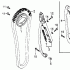 XL500R Цепь ГРМ и натяжитель