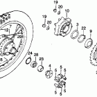 XR250R Заднее колесо