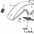 GL1100I Переднее крыло