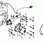 CB750F Left crankcase cover  @ spark advancer