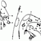 CB750K Handle lever @ cable @ mirror