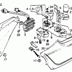 CB750K Side cover @ spark unit  @ regulator