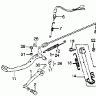 XL500R Kick starter arm @ shift pedals @ brake pedals