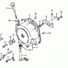 CB650 Крышка картера правая