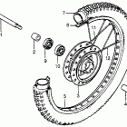 XR100 Front wheel 81-82