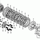 CB750C Сцепление