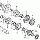 CB750F Трансмиссия