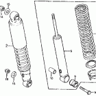 CX500C Задний амортизатор
