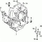 CB450T Lower crankcase
