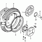 CT70 Заднее колесо