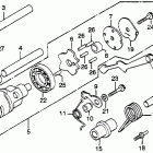 GL500I Барабан и вилки переключения