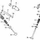 XR250R Распредвал и клапана