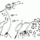 CM450C Cm450c control levers @ switches  @ cables