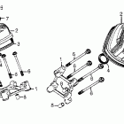 CX500TC Крышка головки цилиндров
