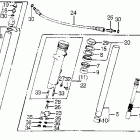CB900F Передняя вилка