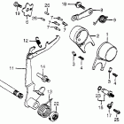 CT70 Вилка переключения передач