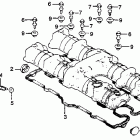 CB750K Крышка головки цилиндров