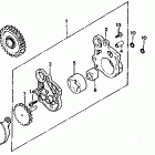 XR500R Oil pump 81-82