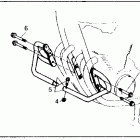 CB750F Engine guard set-1 piece