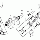 GL500I Коленвал и поршни