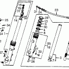 CB650SC Передняя вилка