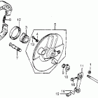 CT70 Передний тормоз