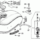 CB750K Топливный бак
