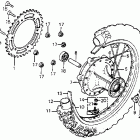 CR125R Rear wheel 82