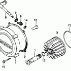 GL500I Clutch cover @ oil filter