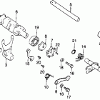 XR250R Барабан и вилки переключения