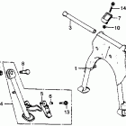 CB450T Подножка