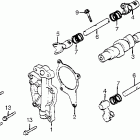 CX500TC Camshaft @ lower rocker arm