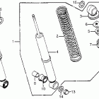 CT70 Задний амортизатор