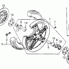 CB750C Front wheel 81-82
