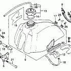 XR250R Топливный бак