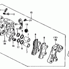 CB750F Front brake caliper 81-82