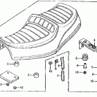 CX500C Сидение